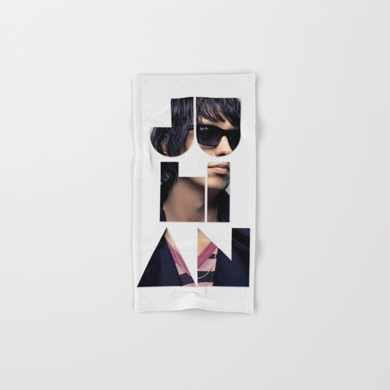 Julian Casablancas The Strokes Font Sunglasses Hand & Bath Towel