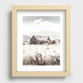 Abandoned Ranch Print Recessed Framed Print