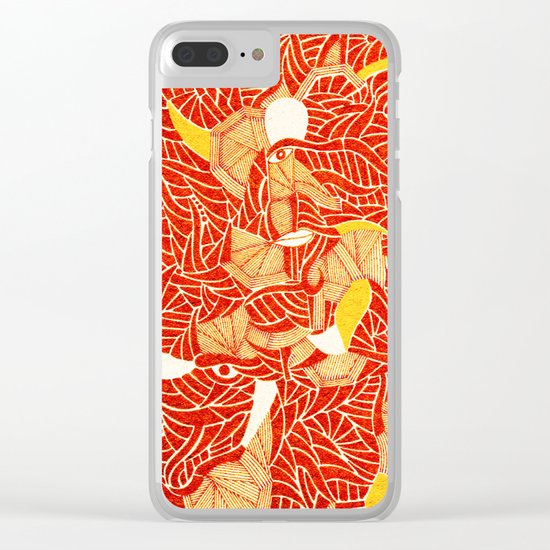 - strange drma - Clear iPhone Case