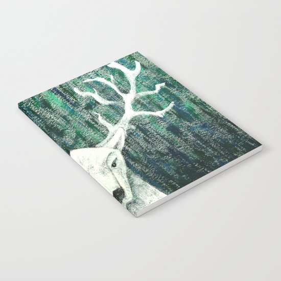 Christmas Stag handpainted Notebook