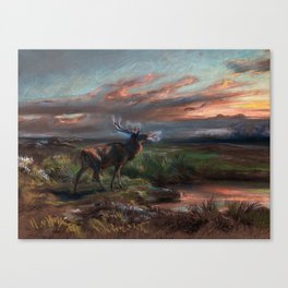 The Call of the Stag, 1890 by Rosa Bonheur Canvas Print
