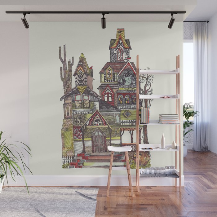 Haunted House Wall Mural
