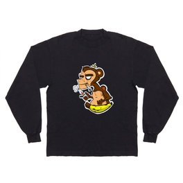 Groovy Monkey Long Sleeve T Shirt