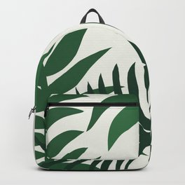 Tropical leaves Backpack