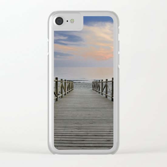 The path..., the beach II .... "Artola". Clear iPhone Case