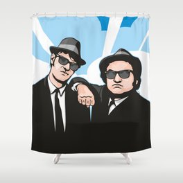 The Blues Brothers Shower Curtain