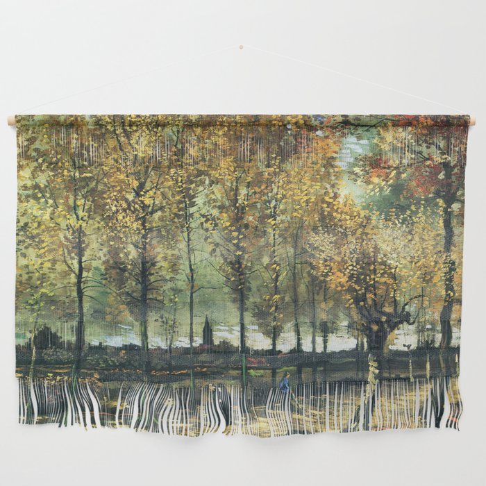Van Gogh Lane with Poplars Near Nuenen 1885 Wall Hanging