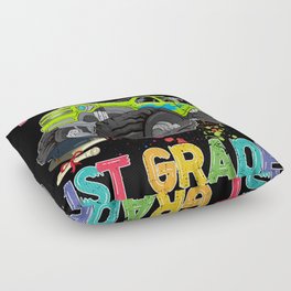 I crushed 1st grade back to school truck Floor Pillow