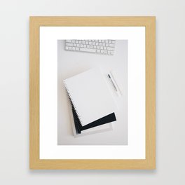 GRE General Notebook  Framed Art Print