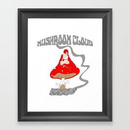 Mushroom Cloud Framed Art Print
