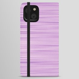 Colored Pencil Abstract Purple iPhone Wallet Case