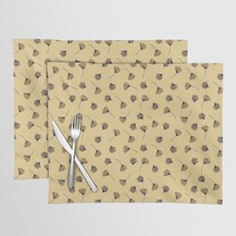 Fly Pattern Yellow Placemat