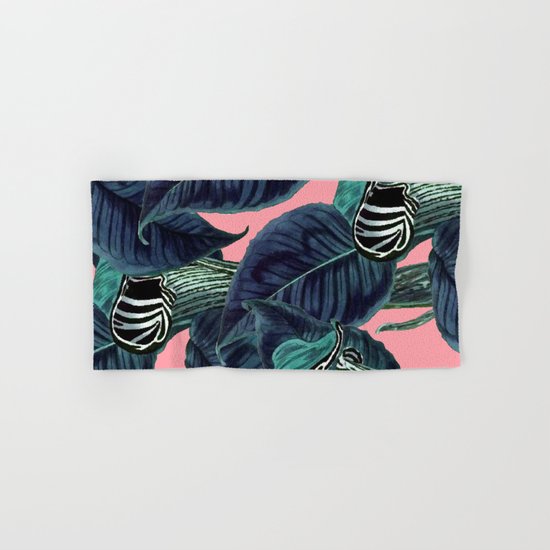 Tropical Flower Pattern #society6 #decor #buyart Hand & Bath Towel