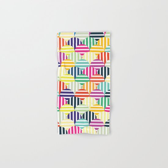 Colorful Circles IV Hand & Bath Towel