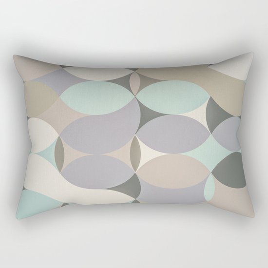 Circles III Rectangular Pillow