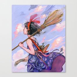 Windy Witch Canvas Print