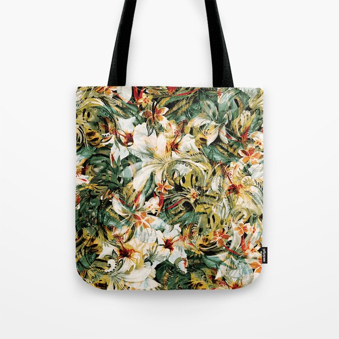 Seamless Floral Pattern Tote Bag by Eduardo Doreni | Society6