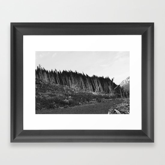 gone Framed Art Print