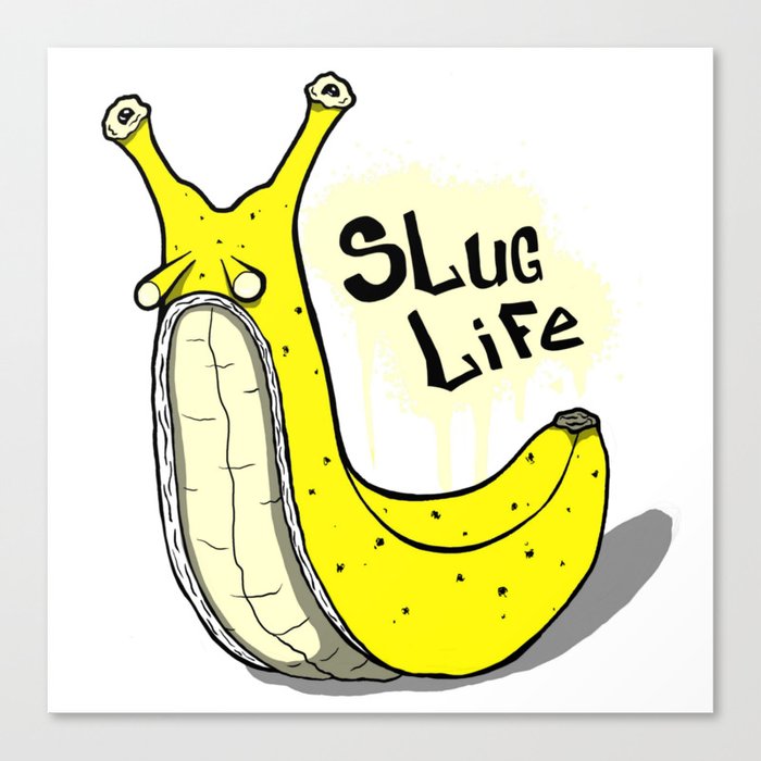 Banana Slug Canvas Print