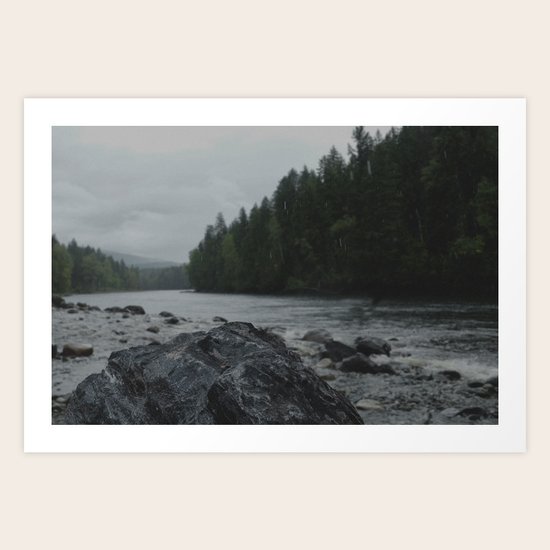 A River Art Print