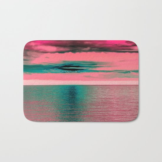 Sunset at Sea Bath Mat