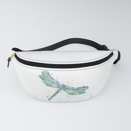 Stain Glass Dragonfly Fanny Pack