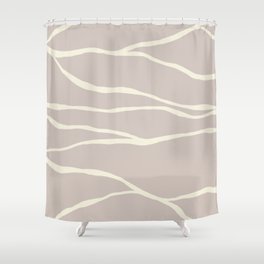 Flow_lavender candle Shower Curtain