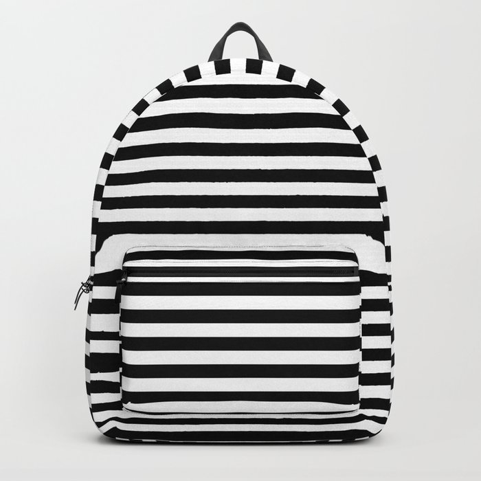 Black and White Christmas Pattern 8 Backpack