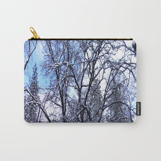 Winter in my yard... Carry-All Pouch