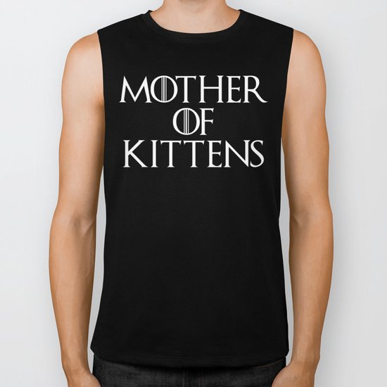 Mother Of Kittens Funny Quote Biker Tank