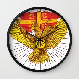 Byzantine Eagle Wall Clock