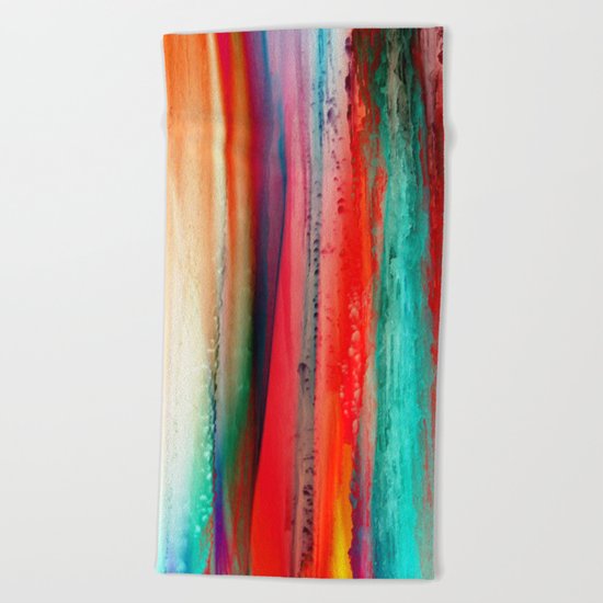 Ice Curtain Beach Towel
