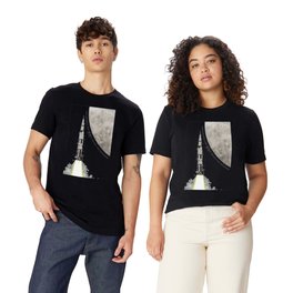Apollo Rocket Launch to the Moon T Shirt