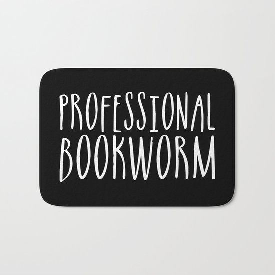 Professional bookworm - Inverted Bath Mat