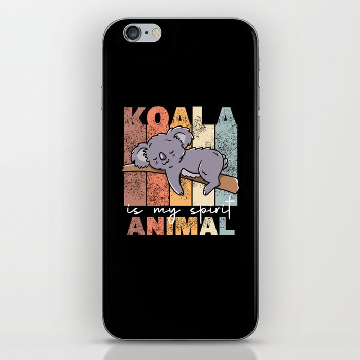 Koala Is My Spirit Animal - Sweet Koalas Vintage iPhone Skin