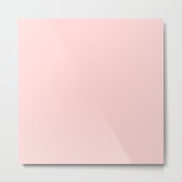 Bleached Pink Metal Print