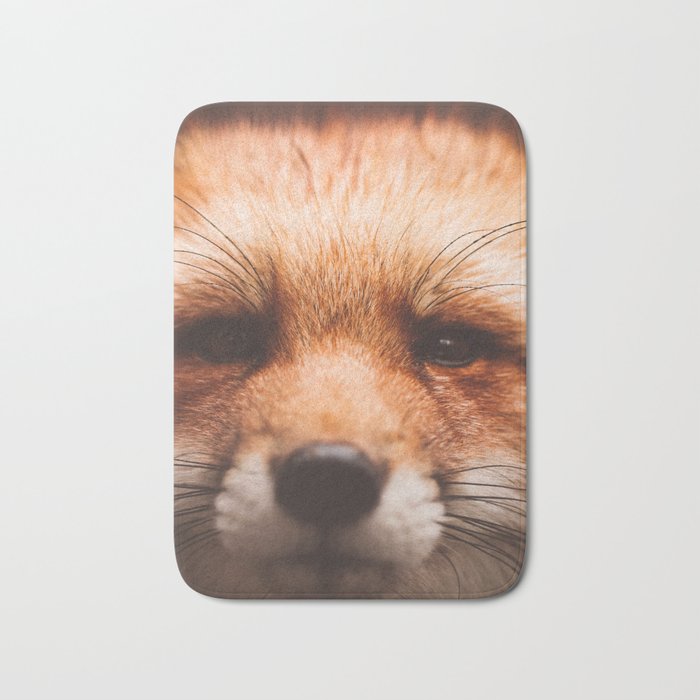 Red fox 2 Bath Mat