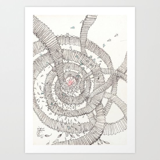 Santa is coming!!! Art Print