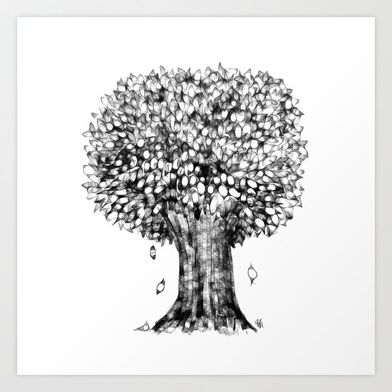 One Tree Art Print