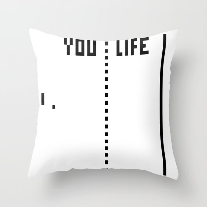 LIFE WINS Throw Pillow