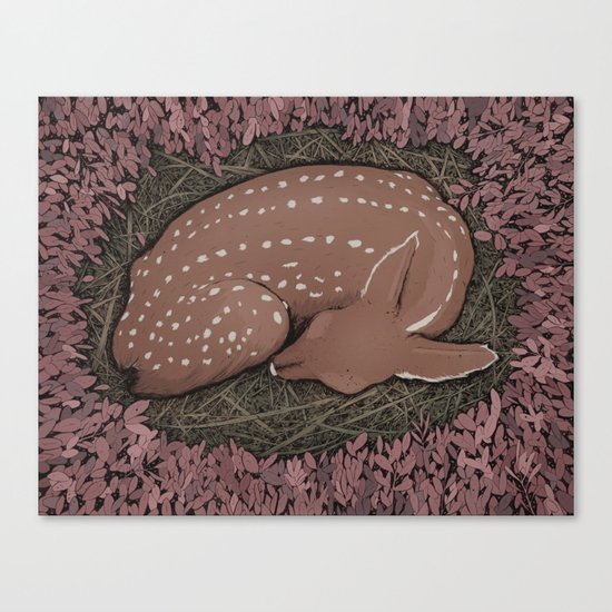 Down Canvas Print