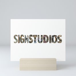 signstudios Logo Steampunk 3D Mini Art Print