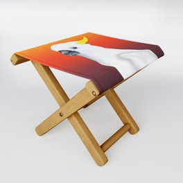 Sunset Cockatoo Folding Stool