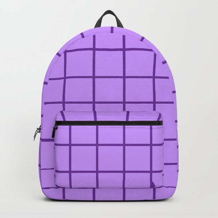 Combi Grid - purple on lilac Backpack