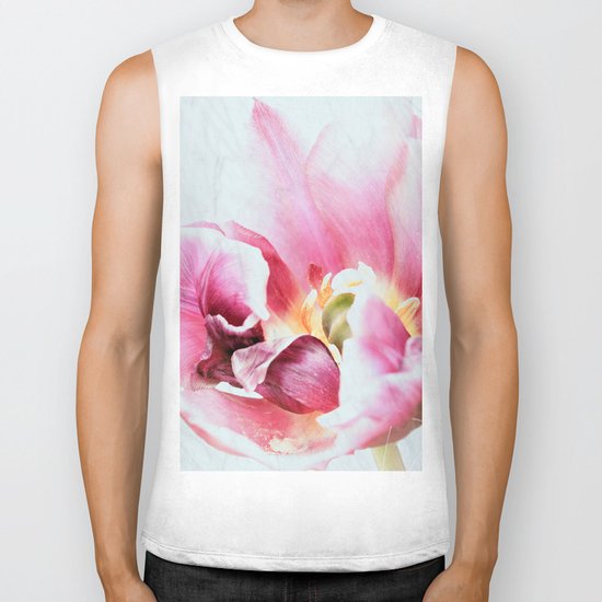Paradise Tulip Biker Tank