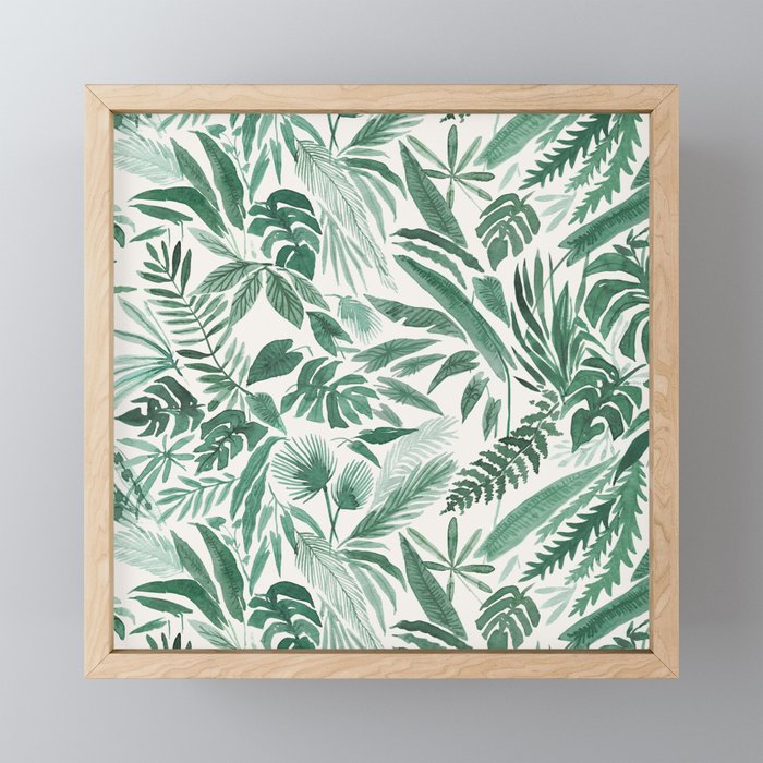 Tropical Palm Framed Mini Art Print
