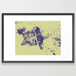 Blue Forest Framed Art Print