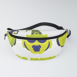 Halloween party owls silhouette zombie Fanny Pack