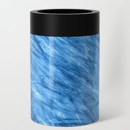 Blue Brushstrokes Can Cooler