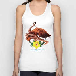 Magnificent Red Pacific Octopus  Unisex Tank Top
